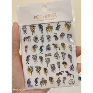 sticker trang trí nail tết