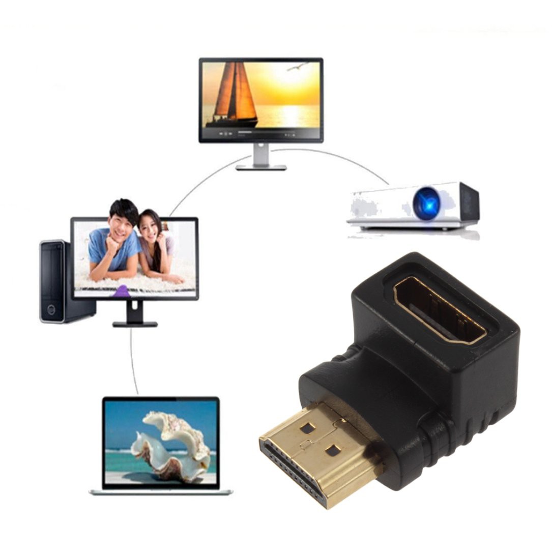 (1207Discunnt) Hdmi Male Sang Female M / F Coupler Adapter Cho Hdtv Hdcp 1080p