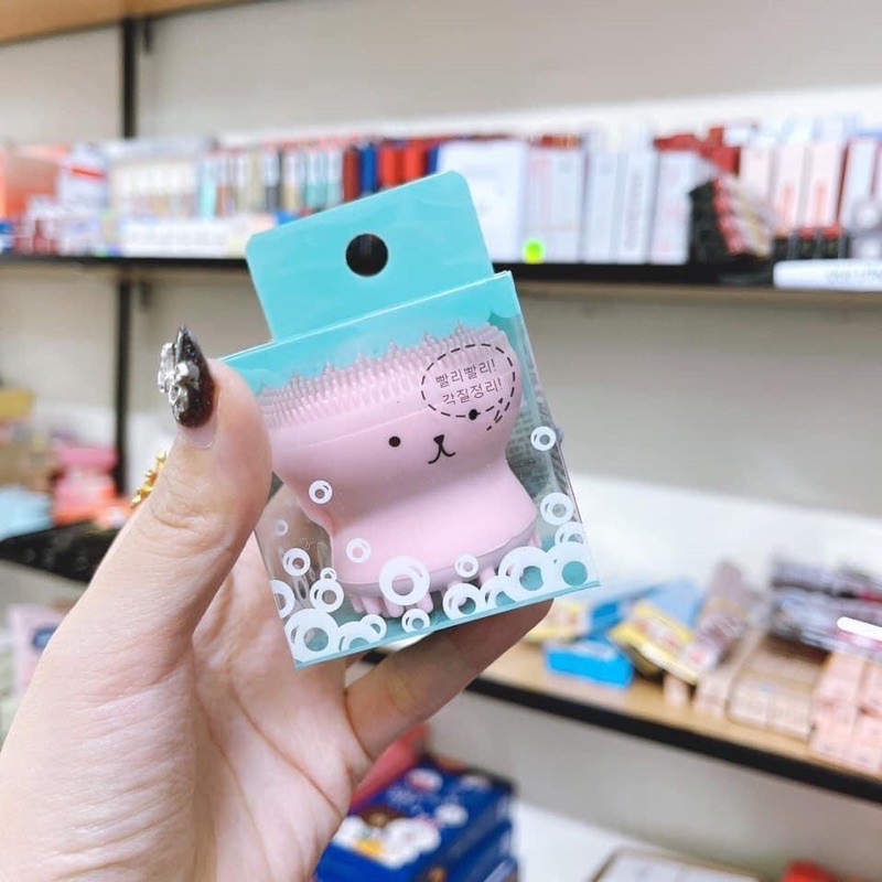 Mút rửa mặt bạch tuộc