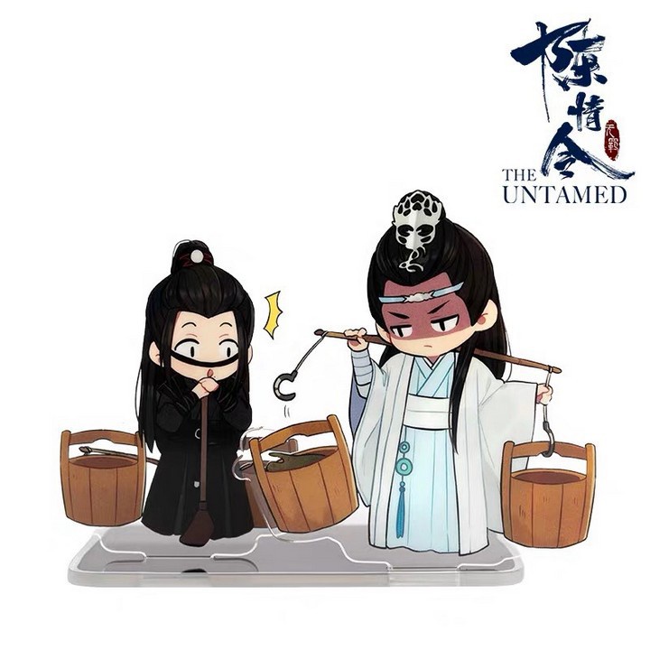 (GO) Mô hình standee mini Ma Đạo Tổ Sư - Trần Tình Lệnh lam vong cơ ngụy vô tiện chibi anime