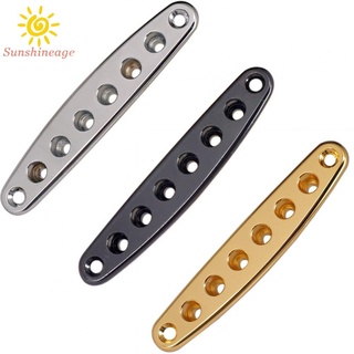 Sunage- ~ferrules 83*16.5mm body bridge chrome/black/gold guitar metal replacement