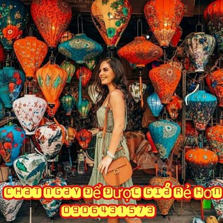 Đèn lồng Hội An vải gấm lụa cao cấp dáng tròn nhiều màu sắc lung linh ảo diệu
