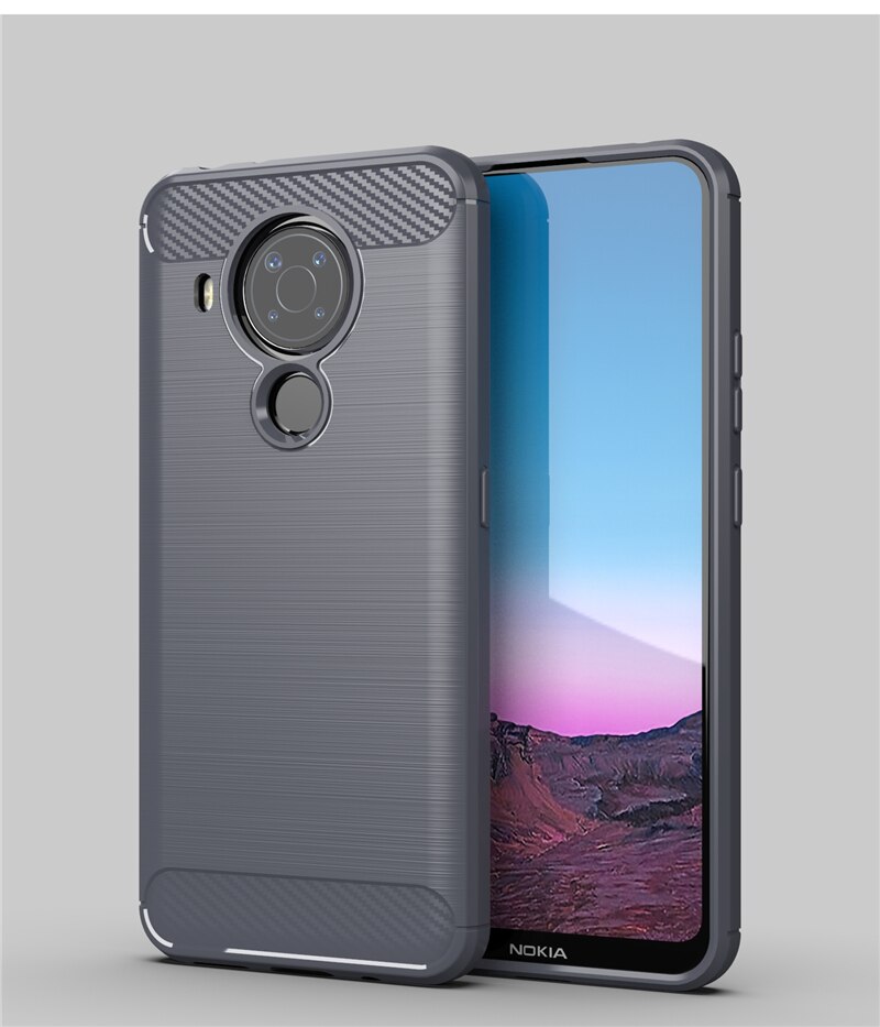 Ốp Điện Thoại Chống Sốc Màu Trơn Nhám Cho Nokia 5.4