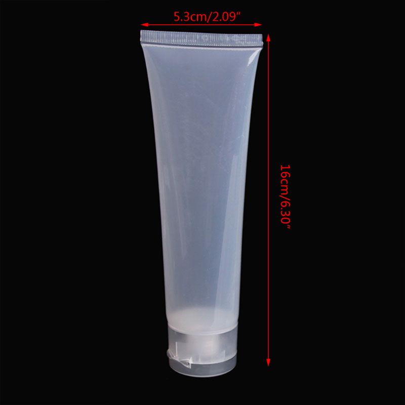 1 Tuýp Rỗng Chiết Mỹ Phẩm / Kem / Lotion Mang Theo Du Lịch Bằng Nhựa