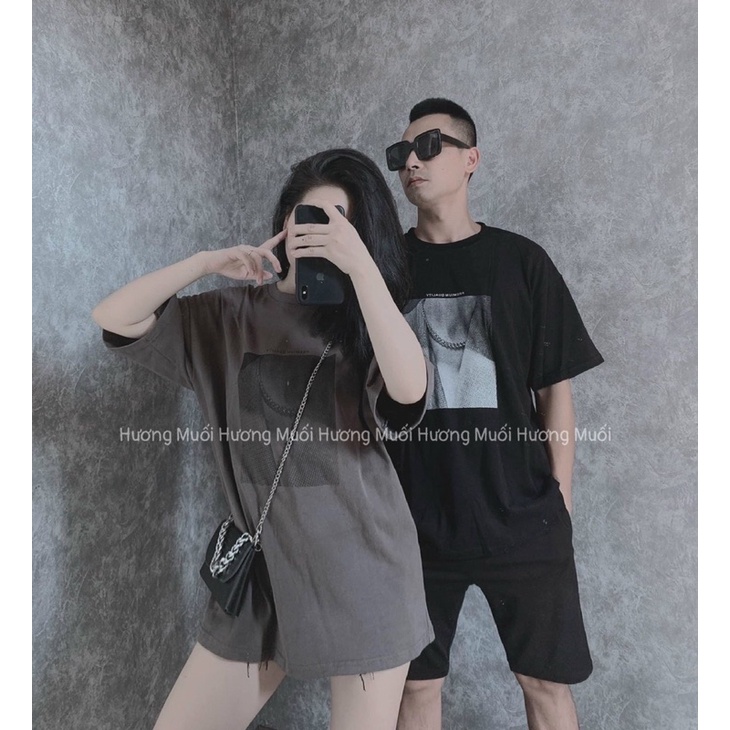 Áo thun hình dây chuyền 3D - phông 3158 unisex