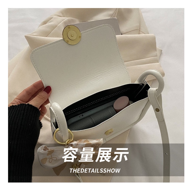 Túi Vuông Nhỏ Đeo Chéo Vai Mùa Hè 2022 Bằng Lụa Màu Trơn NB00176