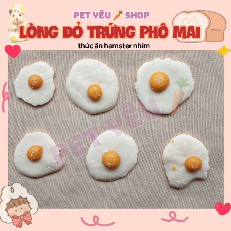 Lòng đỏ trứng gà sấy khô ✌Mới✌❤Rẻ❤ siêu thơm thức ăn hamster ,chó,mèo ❤