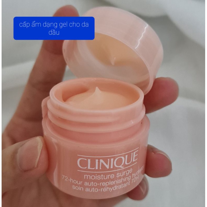 [15ml]Kem dưỡng ẩm,cung cấp nước Clinique Moisture Surge 72h