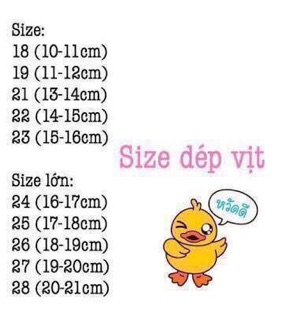 Dép vịt Thái Lan