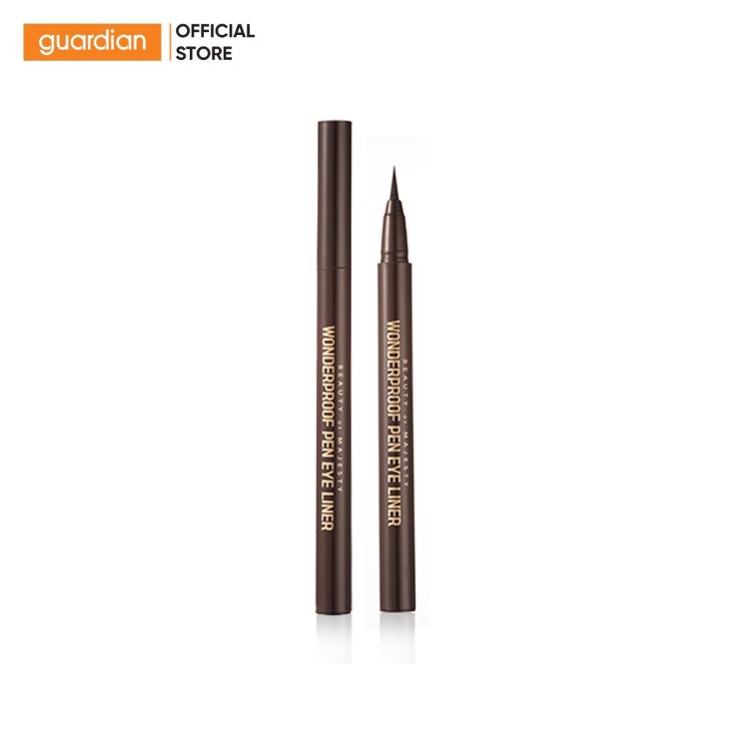 Kẻ Mắt Nước Wonderproof Pen Eyeliner Màu Nâu Đen 02 Wonder Brown BOM 0,5Gr