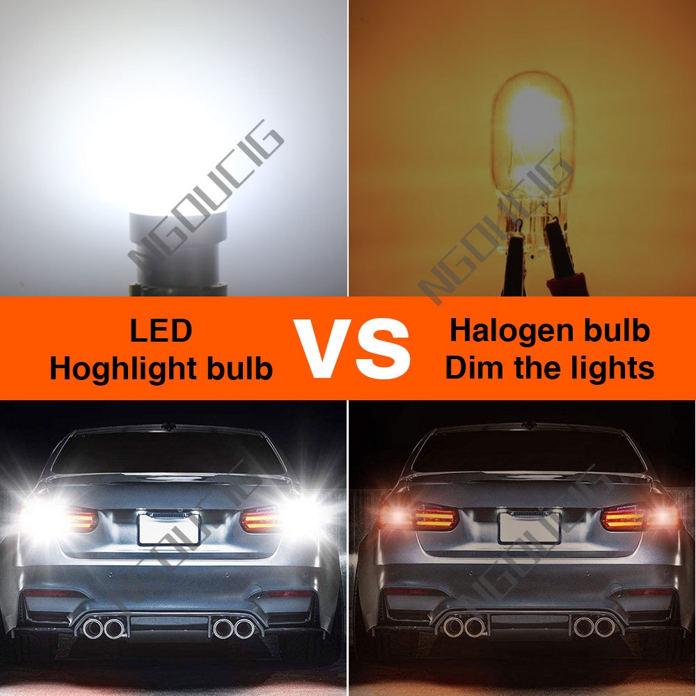 Bóng Đèn Led Tín Hiệu 1156 7440 BAU15S P21W W21W T20 7443 BAY15D P21 5W W21 5W Chuyên Dụng Cho Xe Hơi