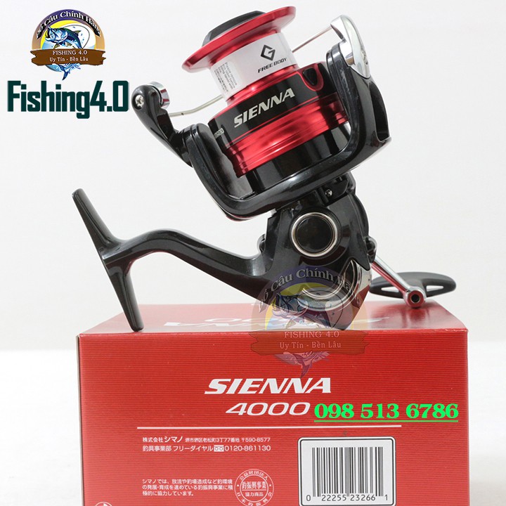 Máy câu cá Shimano SIENNA 4000 2500 phiên bản mới 2019