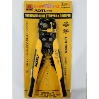 Kiềm Tuốt dây điện đa năng 8" Tự Động AOTL ( chính hãng )