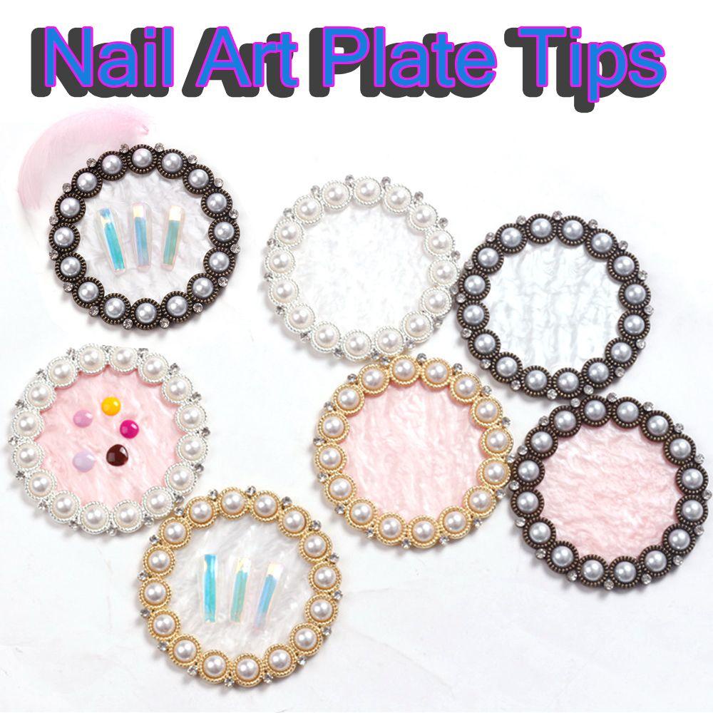 OCEANMAP Giá Đỡ Trưng Bày Móng Tay Giả Hình Hoa Phong Cách Retro Dành Cho Salon