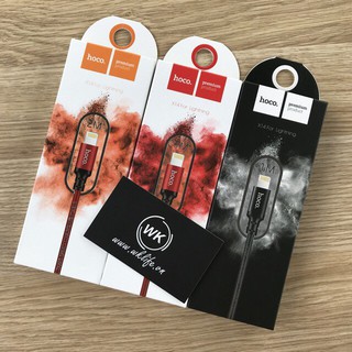 Cáp hoco x14 1m, 2m có sẵn lightning/micro/type c