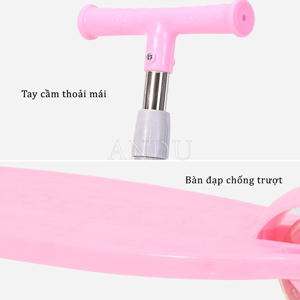 Xe Trượt Scooter Cho Bé 3 Bánh Có Bánh Xe Phát Sáng Xe Ván Trượt Cho Bé Yêu