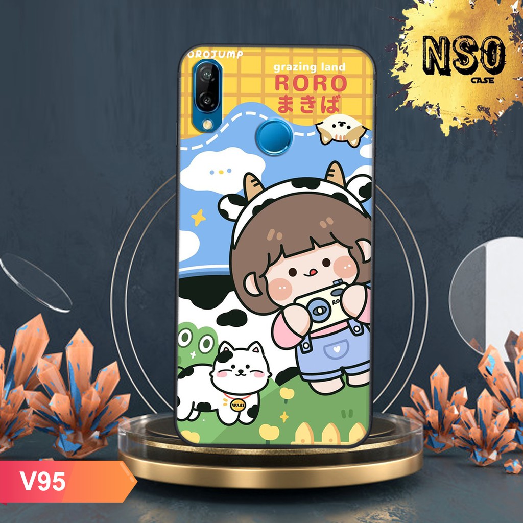 Ốp Lưng Huawei Nova 3- Nova 3e- Nova 3i In Hình Roro Jump Siêu Cute