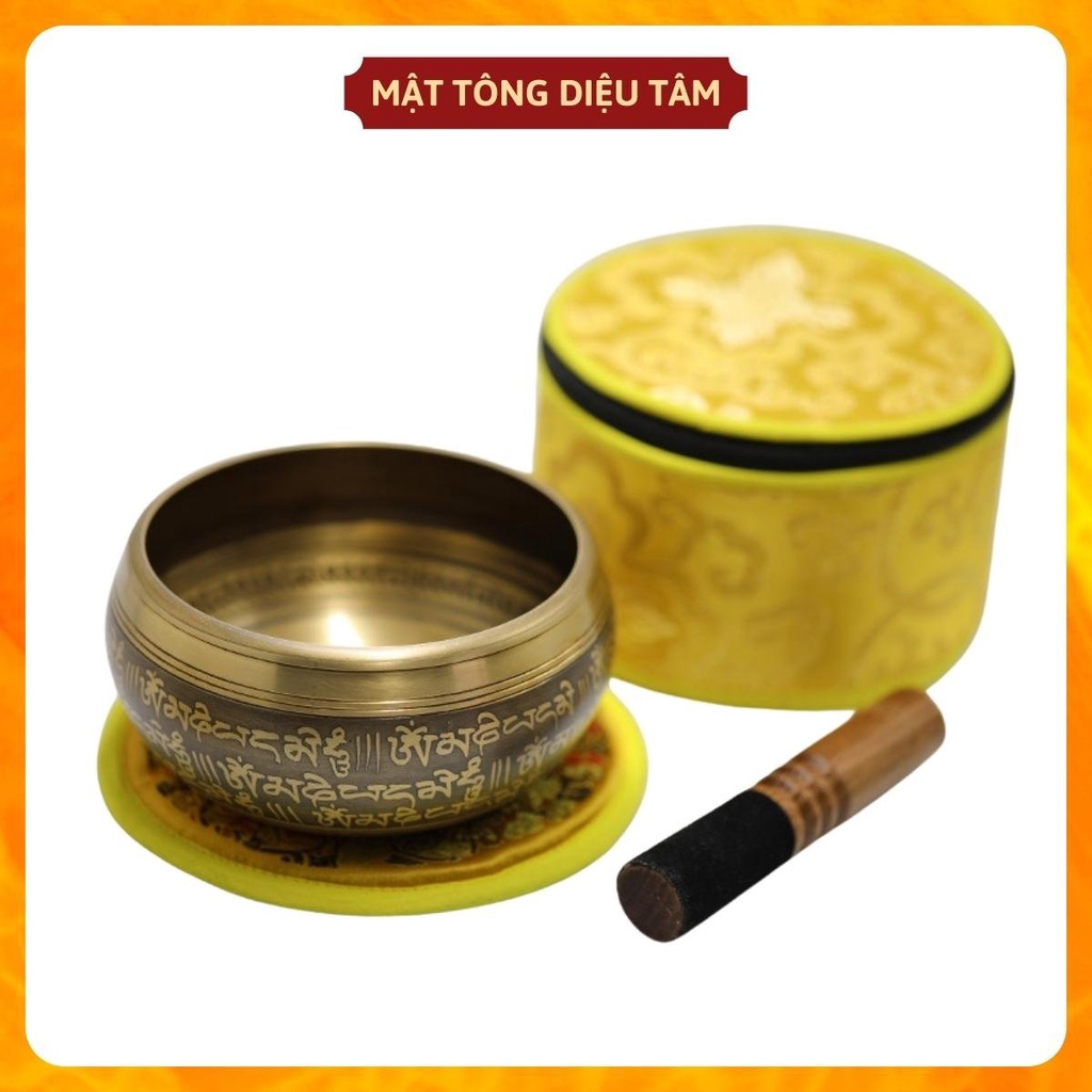 Chuông xoay nepal thủ công (handmade) - 1 bộ ( set)