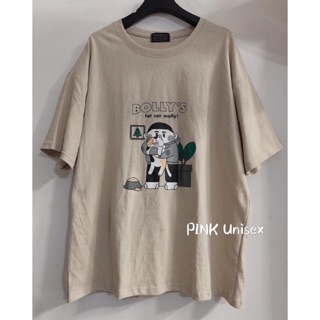 Km Áo thun phông tay lỡ form rộng bolly's unisex xuất khẩu