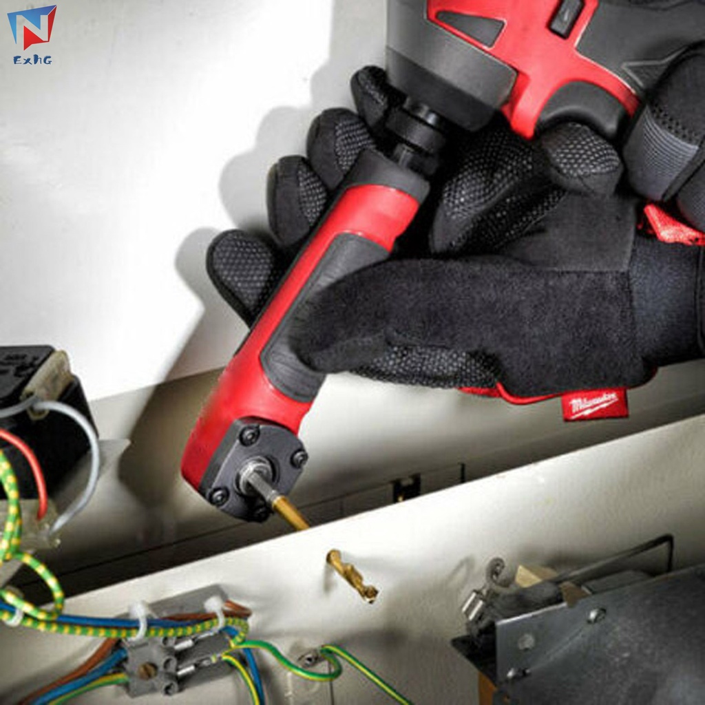 Đầu Chuyển Đổi Mũi Khoan Góc Phải Ngăn Chặn Va Chạm Cho Máy Khoan 1/4 Inch