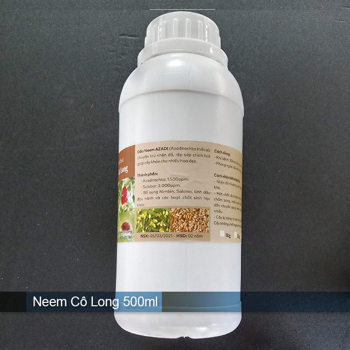Mua 500ml Dầu Neem Cô Long diệt bọ trĩ, rệp vảy, nhện đỏ, trắng ở hoa