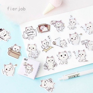Hộp 45 Miếng Dán Trang Trí Hình Mèo Đáng Yêu
