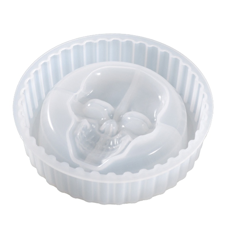 Khuôn Silicone Làm Gạt Tàn Thuốc Hình Đầu Lâu