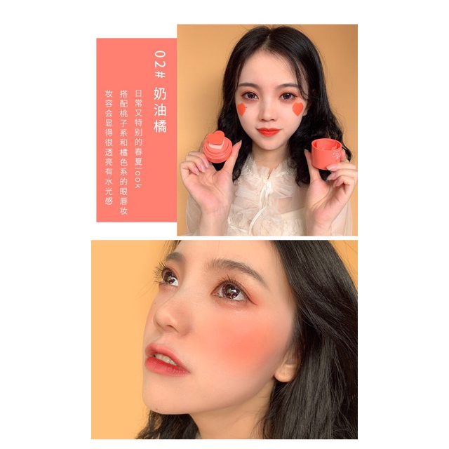 [Hàng mới về] Phấn má hồng XIXI thiết kế hình trái tim màu sắc ngọt ngào với 3 loại tùy chọn | BigBuy360 - bigbuy360.vn