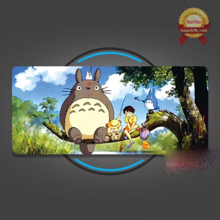 Lót chuột totoro size lớn bo viền 80x30cm