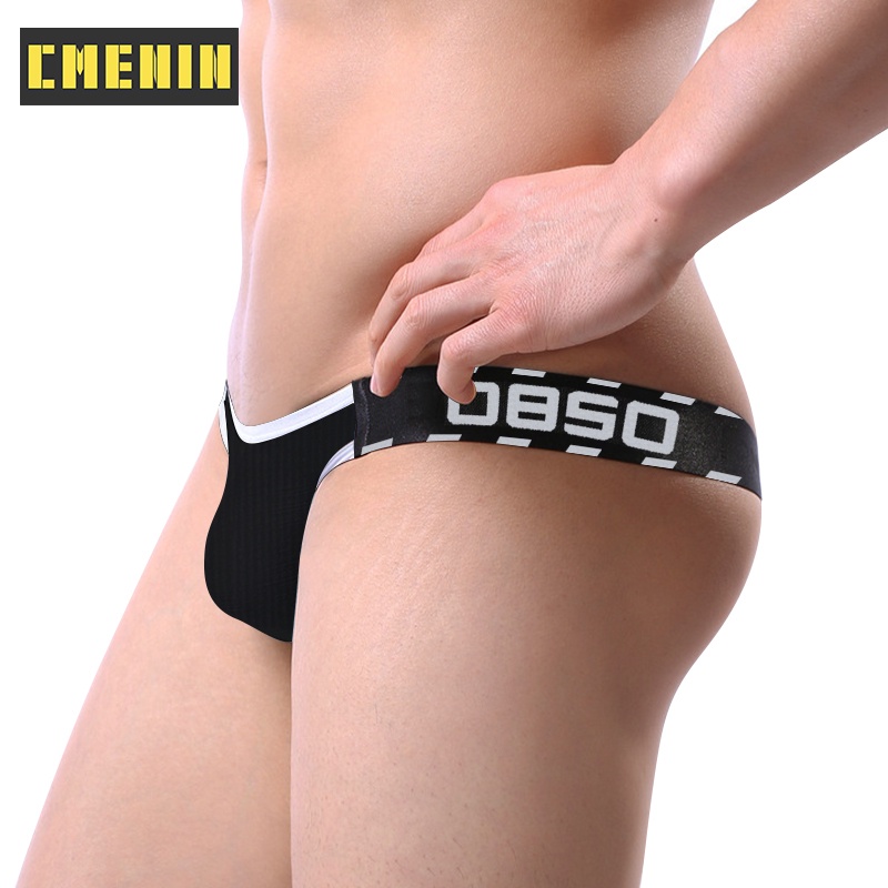 Cmenin BS 1 Quần Lót Nam Bằng Cotton Có Dây Đeo Quyến Rũ Thoải Mái Tanga Tanga Bsizna Meska BS3209