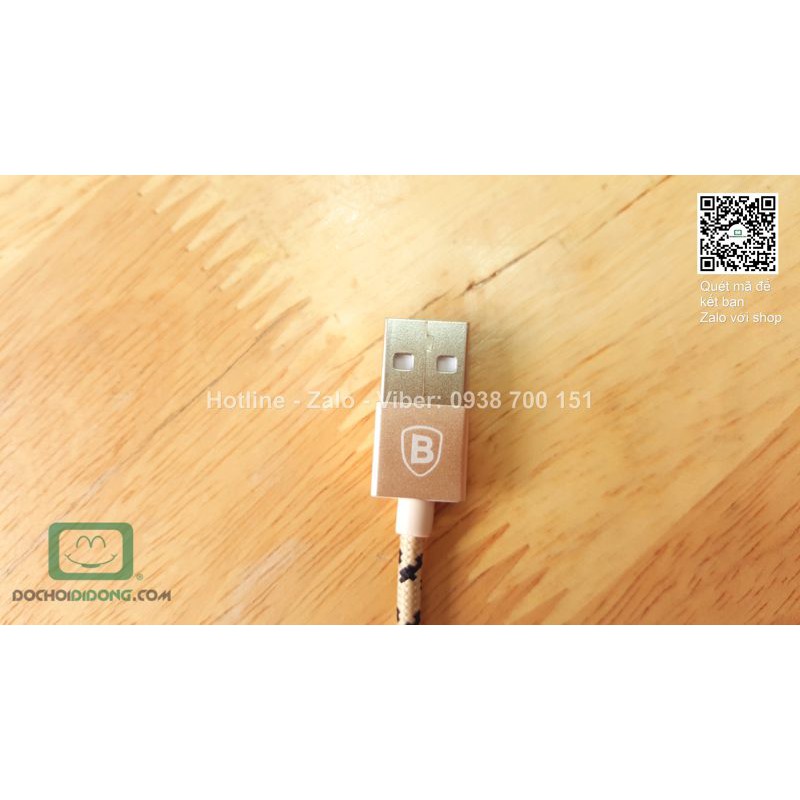 Cáp Lightning Baseus Nam Châm Dây Dù
