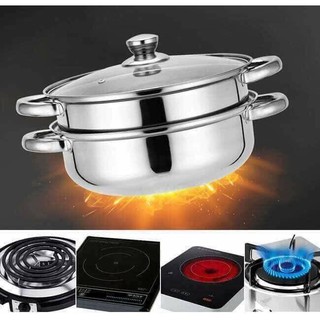 Nồi hấp 2 tầng 28cm.