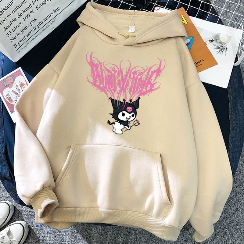 Sanrio Kuromi Hoodie Kuromi jk girls uniform hoodies jacket student oversize sweater women hoodies girl gift