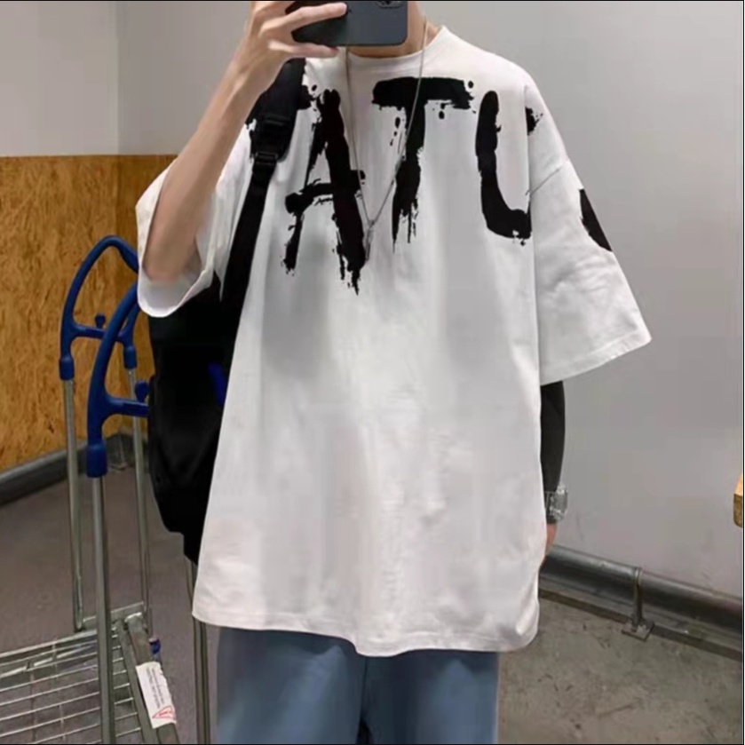 Áo thun ngắn tay dáng rộng và đơn giản áo phông phong cách Hàn Quốc thời trang mùa hè cho in siêu đẹp  T Shirt from rộng áo thể thao nam áo thun mỹ unisex