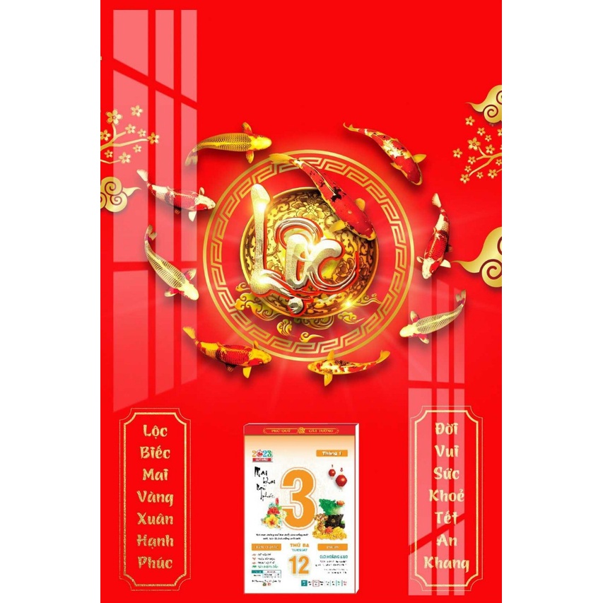 - LỊCH TẾT 2024 - LỊCH GỖ TREO TƯỜNG 2024 LAMINATE  CAO CẤP