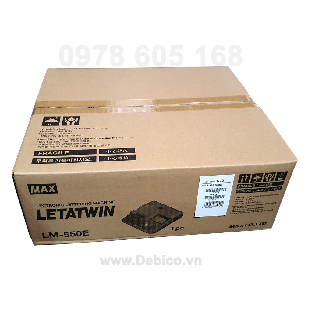 Máy in số lồng đầu cốt LM-550E MAX Japan