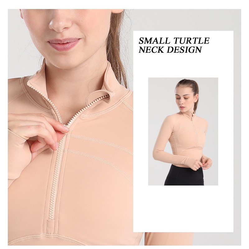 Lululemon Áo thể thao tay dài 4 màu sắc tuỳ chọn thoáng khí cho nữ 9034