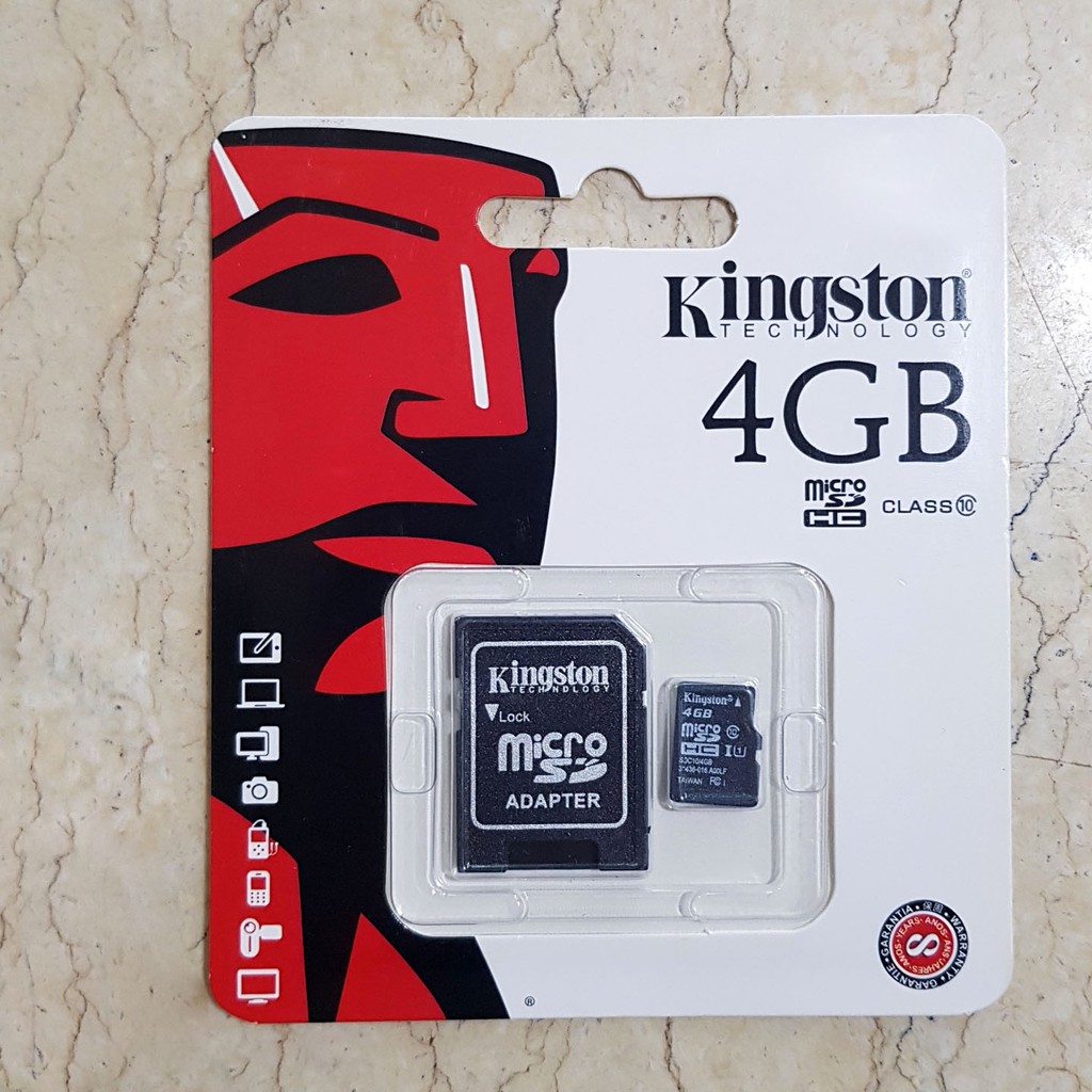 thẻ nhớ kingston 4gb , 8gb , 16 gb , 32gb kèm Adapter đọc thẻ