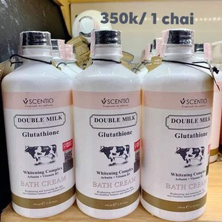 Sữa tắm bò Scentio Double Milk Beauty Buffet Thái Lan