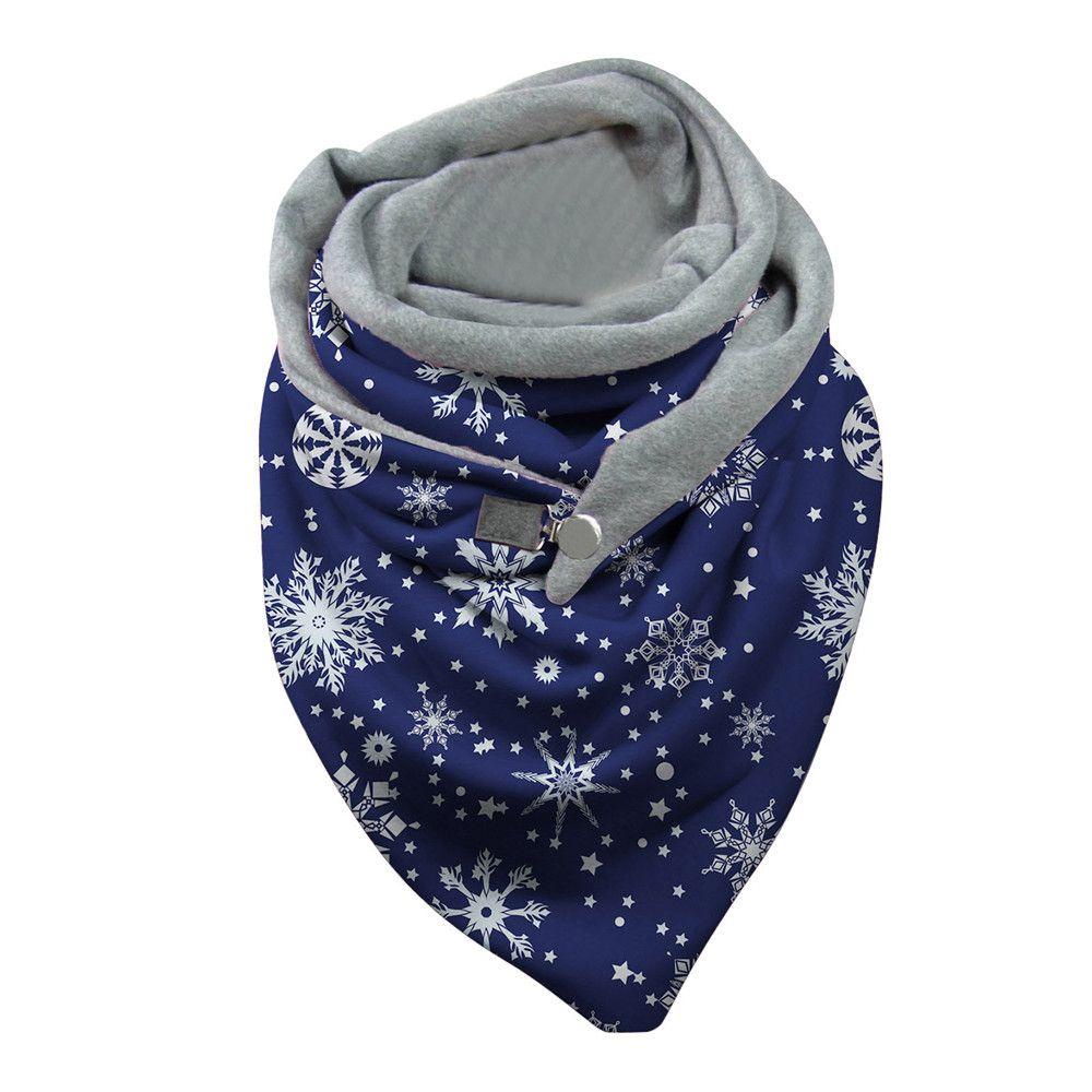 Khăn Choàng Bandana Dày Dặn Thoải Mái Ấm Áp Thời Trang Giáng Sinh