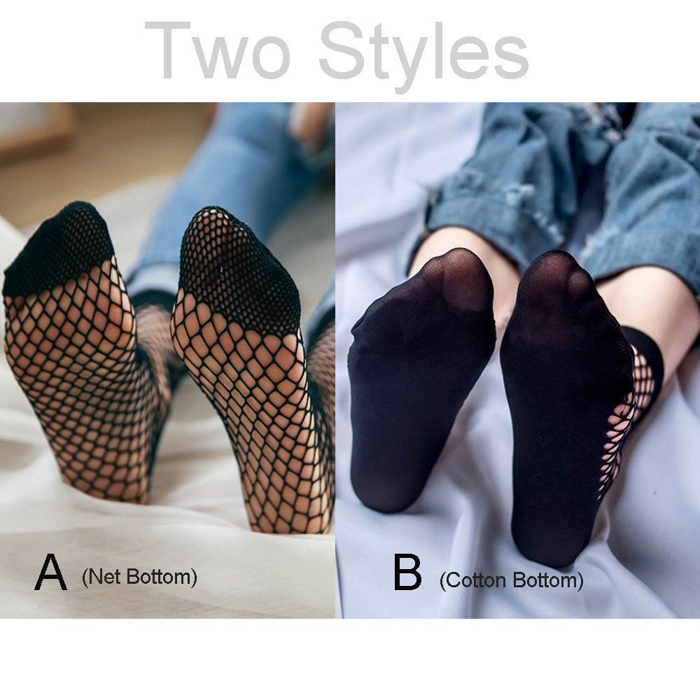 Tất lưới ngắn thoáng khí màu đen gợi cảm cho nữ MIHAN1