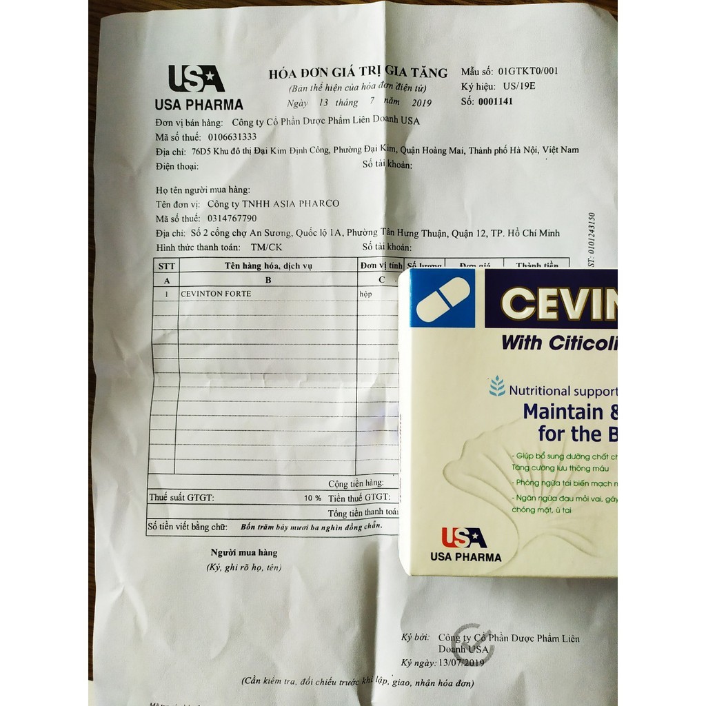 Cevinton Forte – Giúp hoạt huyết, bổ não, ngừa tai biến não, nhồi máu cơ tim, đột quỵ, khí huyết kém