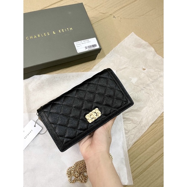 Ví dáng dài da sần khoá xoay 2022