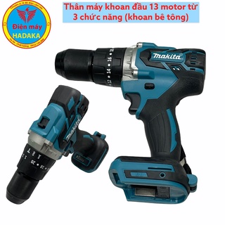 Thân máy khoan đầu 13 makita motor từ không chổi Than
