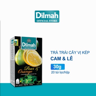 Trà Dilmah hương Cam và Lê loại túi lọc 20 gói - 1.5gram