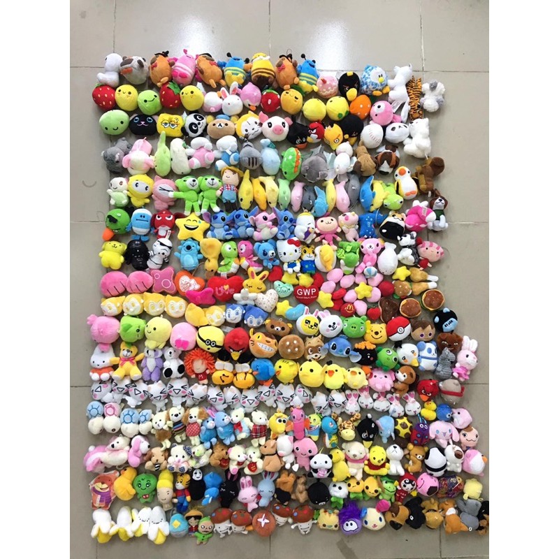 Set 15 gấu nhí 5-7cm bỏ máy gắp thú mini