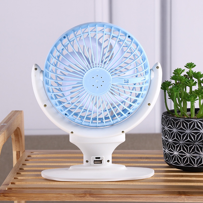 QUẠT ĐỂ BÀN SẠC TÍCH ĐIỆN MINI – SIÊU MÁT– JR-5566