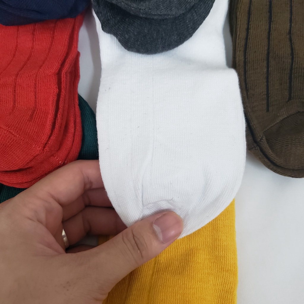 Tất cổ ngắn nhiều màu Unisex trơn, vớ nam nữ.