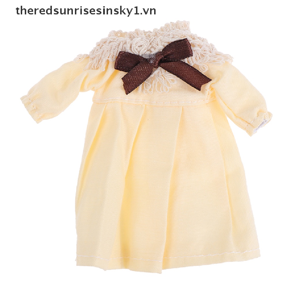 Bộ quần áo búp bê mini tỉ lệ 1:8 đáng yêu dành cho bé gái