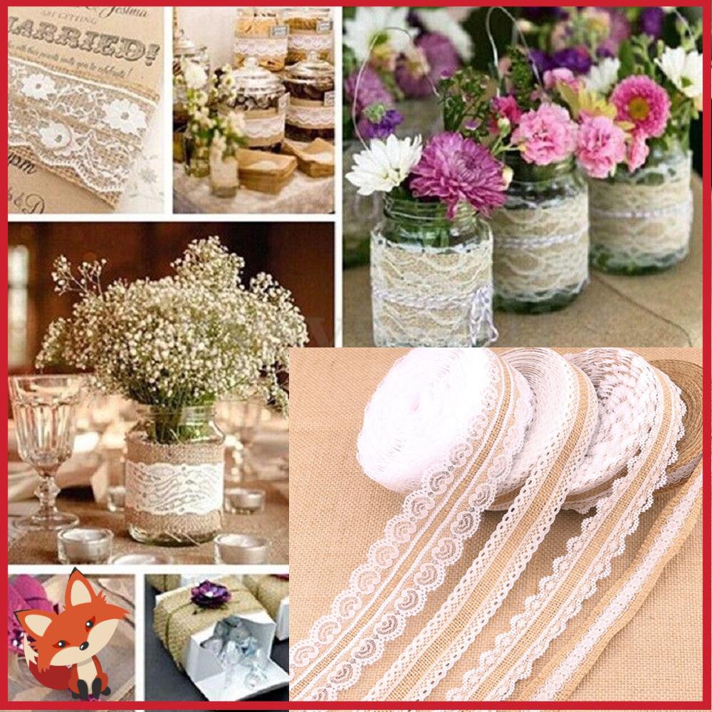 Dây Ruy Băng Vải Bố Dài 2M Dùng Trang Trí Đa Năng Thời Trang